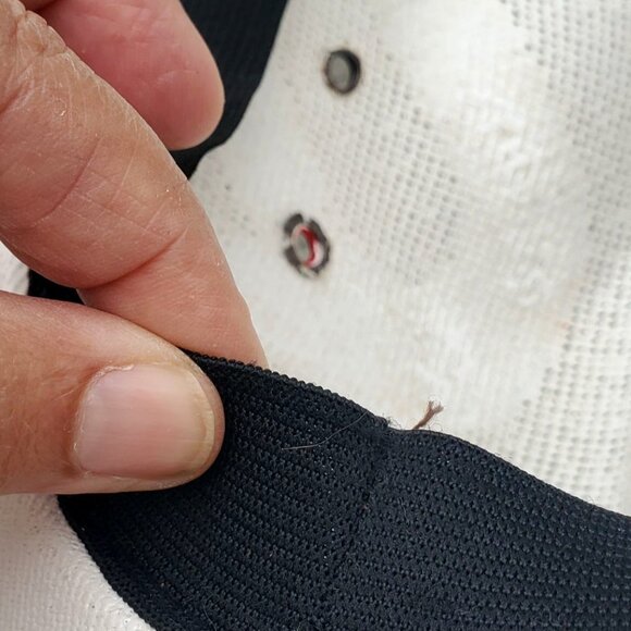 Hand Painted Snake White Fedora Straw Hat Made in Mexico Size Medium - Picture 9 of 13